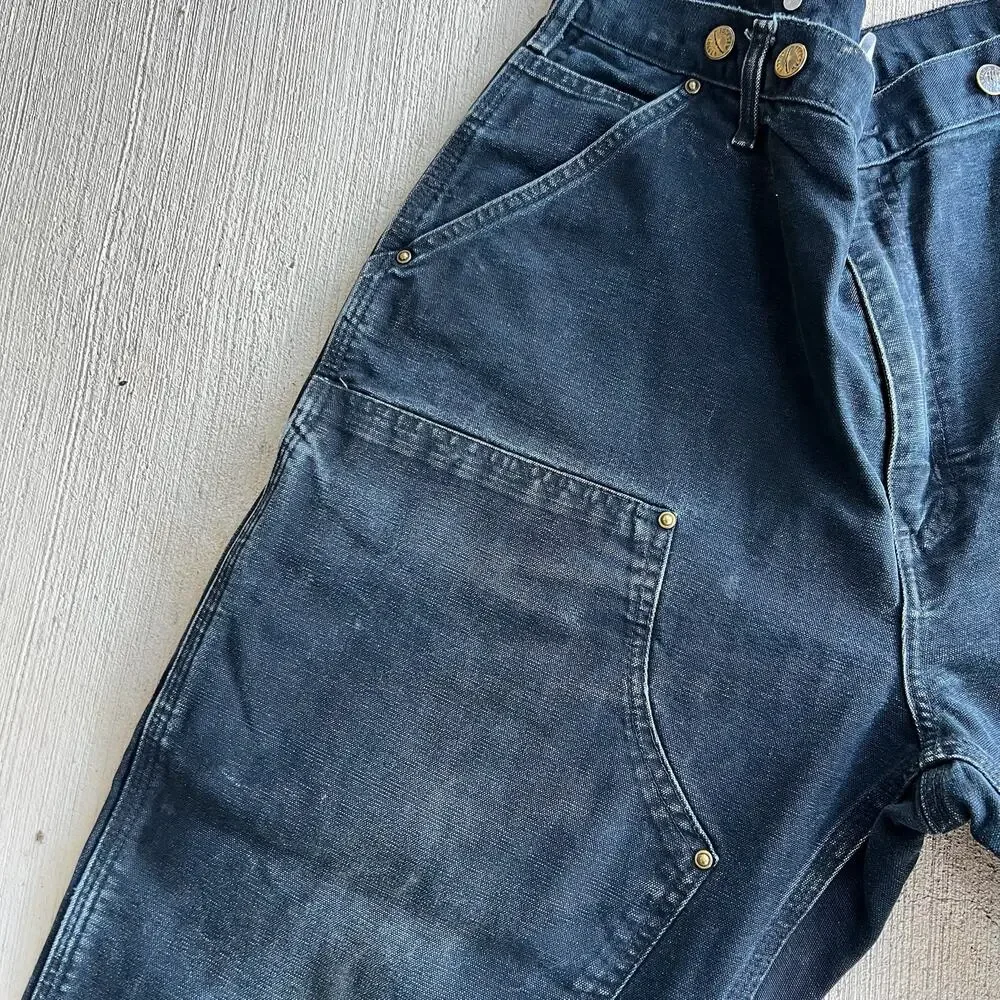 Carhartt black double knee work wear carpenter shorts